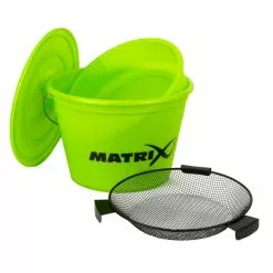 Fox Matrix Lime Bucket Set Inc. Tray And Riddle